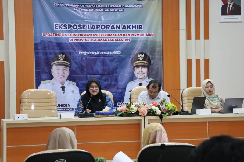 Disperkim Kalsel Paparkan Hasil Updating Data PSU 