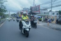 Kapolda Kalimantan Selatan Irjen Pol Rosyanto Yudha Hermawan meninjau langsung kesiapan pengamanan dan fasilitas pendukung Pengajian Rutin 5 Rajab 1447 Hijriah di kawasan Sekumpul, Martapura, Sabtu (27/12/2025). (Humas Polda Kalsel)
