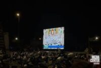 Satu dari enam unit videotron yang terpasang melingkar pada enam sisi (Foto Istimewa/MC Kalsel)

