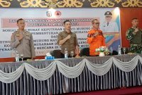 Sosialisasi surat keputusan Bupati tentang tim reaksi cepat penanggulangan bencana Murung Raya Tangguh Bencana (Mura Tana) (foto: Maya)