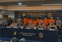 Enam anggota kepolisian yang menjadi tersangka penganiayaan dua mata elang hingga tewas di Kalibata, Jaksel berasal dari Satuan Pelayanan Markas Mabes Polri. (Foto Istimewa)