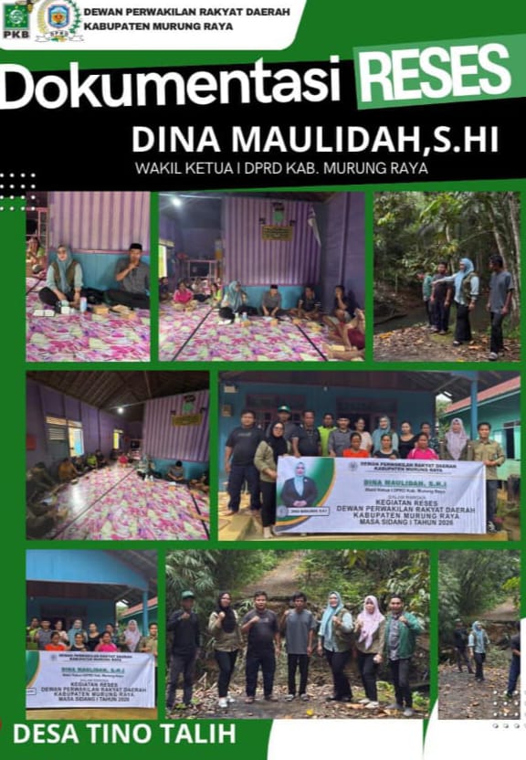 Waket I DPRD Mura Dina Maulidah saat reses di desa Tino Talih (foto: istimewa)