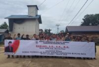 Ketua DPRD Rumiadi saat menggelar reses di Desa Batu Tuhup, Kecamatan Laung Tuhup (foto: istimewa)