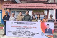 Anggota DPRD Murung Raya, Fredrich Dominggus Yoga, S.H., M.H saat melakukan reses di Desa Penyang (foto: istimewa)