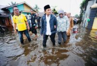 Wakil Gubernur Kalsel Hasnuriyadi Meninjau Lokasi Banjir di Kabupaten Banjar