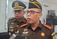 Kajari Banjarmasin Eko Riendra Wiranto SH MH didampingi Kasi Pidsus Mirzanto Erdinanda SH MH (Foto Istimewa)