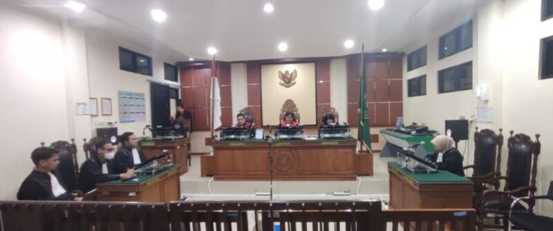 Sidang kasus pembunuhan di Paramasan. (Foto: Istimewa)