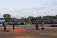 Pemerintah Kabupaten Kotabaru menggelar apel kesadaran menjelang bulan suci Ramadan di lapangan apel Kantor Bupati Kotabaru (foto:diskominfo)