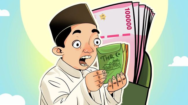 Ilustrasi Tunjangan Hari Raya (THR)