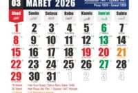 Cek Cuti Bersama Bulan Maret 2026