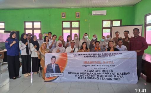 Anggota DPRD Mura Imanuddin dan Olivia Wiswanti saat menggelar reses (foto: istimewa)