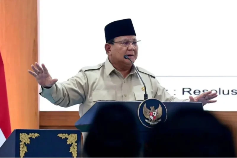 Presiden RI Prabowo Subianto
