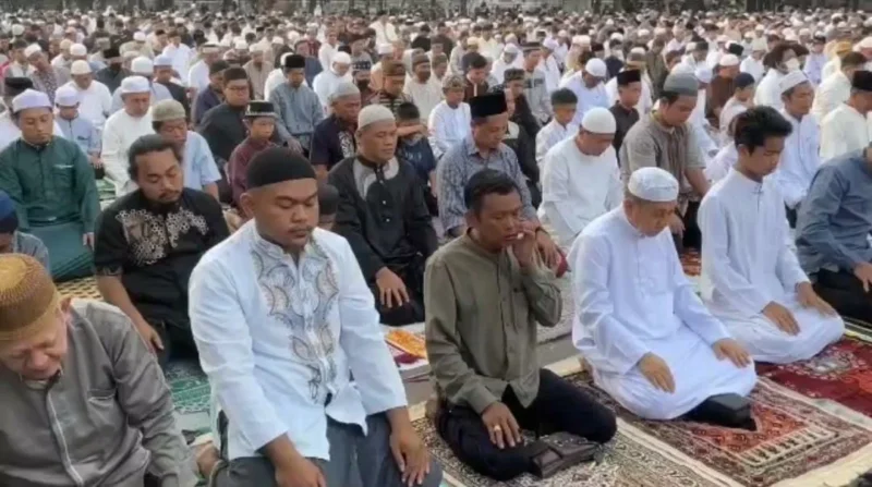 Shalat Idul Fitri di Kota Banjarmasin