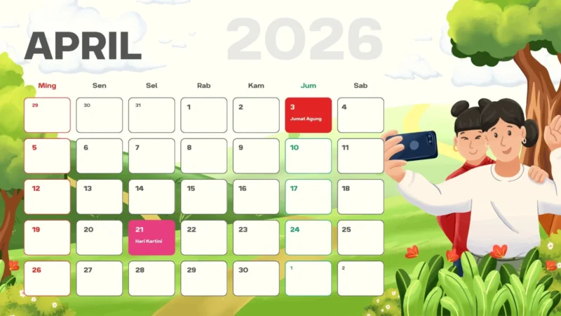 Cek Libur Akhir Pekan Bulan April 2026