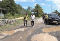 Perbaikan Jalan Diprioritaskan Wabup KOTABARU