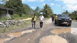 Perbaikan Jalan Diprioritaskan Wabup KOTABARU