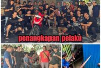 BERHASIL DIBEKUK - Pelaku pembunuhan di Sie Jingah Banjarmasin, setelah kabur tiga hari berhasil dibekuk tim gabungan kepolisian, Sabtu (4/4/2026) siang di Palangkaraya Kalteng. (foto:istimewa)
