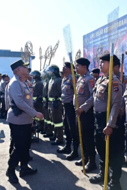 Kapolda Kalsel Cek Kesiapan Karhutla dan Dalmas, 750 Personel Disiagakan