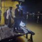 PENCARIAN KORBAN - Bocah yang tenggelam di Sungai Martapura, kawasan Kampung Sasirangan Permai Jalan Seberang Mesjid, Kecamatan Banjarmasin Tengah, masih dalam pencarian oleh relawan dan Sat Polairud, Sabtu (18/4/2026) malam. (foto:istimewa)