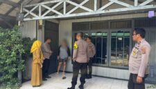 DATANGI WARGA - Pihak Polresta Banjarmasin beserta kelurahan di Jalan Veteran saat merespon laporan 110 terkait gangguan ketenangan warga karena setel musik, Selasa (28/4/2026). (foto:istimewa)
