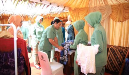 Sasirangan Naik Kelas, Persit Kembangkan Motif Todak jadi Tren Fashion