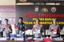 Konferensi pers pengungkapan kasus pembunuhan remaja di Simpang Empat oleh jajaran Polres Banjar di Pendopo Tathya Dharaka, Rabu (22/4/2026). (Instagram Polres Banjar)