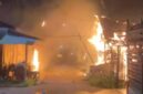 MUSIBAH KEBAKARAN -  Kebakaran di Jalan Lingkar Selatan Gang Flamboyan, Kelurahan Basirih, Banjarmasin Barat, Rabu (22/4/2026) dinihari. (foto:istimewa)