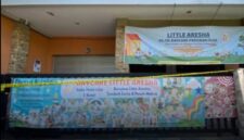 Daycare Little Aresha, Umbulharjo yang kini diberi garis polisi (Foto Istimewa) 
