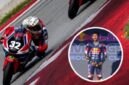 Momentum tikungan terakhir menjelang finis, membawa Kiandra Ramadhipa menang di GP Spanyol Rookies Cup 2026 (Foto Istimewa)