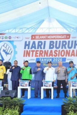 May Day 2026 di Banjarmasin Meriah, Diwarnai Aksi Sosial dan Penyampaian Aspirasi Buruh