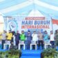 HARI BURUH  - Gubernur Kalsel H Muhidin, Kapolda Kalsel Irjen Pol Rosyanto Yudha Hermawan, Pasi Ops Korem 101/Antasari dan Ketua DPD KSPSI Kalsel H Sadin Sasau serta perwakilan buruh dan ojek online  Rabu (29/4/2026) pagi. (foto: Istimewa)
