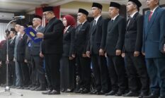 Totok Dilantik Kembali Jabat Kaban BKD Bersama Puluhan ASN