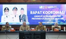 Gubernur Haji Muhidin Pimpin Rakor SKPD Lingkup Pemprov Kalsel