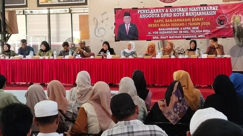 Saut Nathan Samosir Serap Puluhan Aspirasi Masyarakat untuk Pelambuan dan Kuin Cerucuk