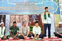 Ketua DPRD Mura Rumiadi, S.E., S.H., M.H., saat menyampaikan sambutannya (foto: istimewa)