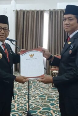 Gema Topandas Tidja Resmi Menjabat Kepala Dinas Kependudukan dan Pencatatan Sipil Murung Raya