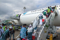 Jamaah Calon Haji Diberangkat ke Tanah Suci