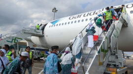 Jamaah Calon Haji Diberangkat ke Tanah Suci