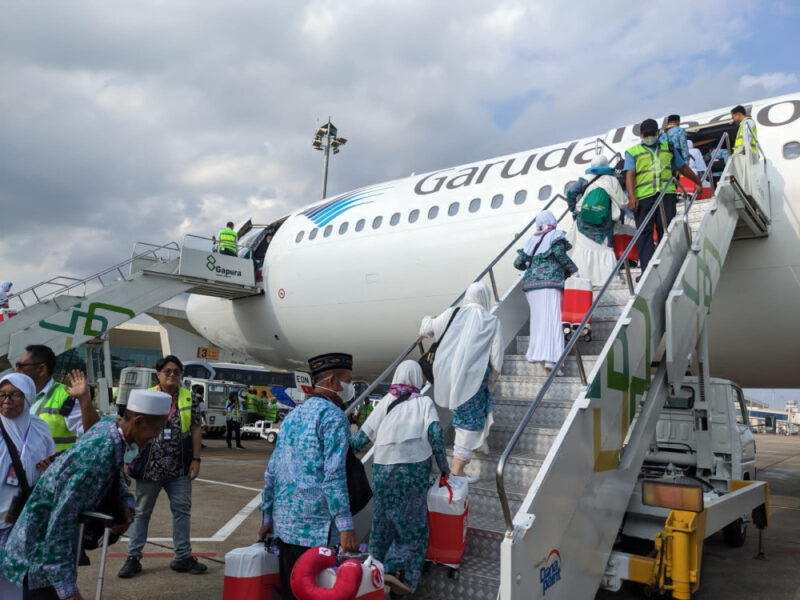 Jamaah Calon Haji Diberangkat ke Tanah Suci