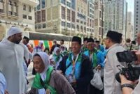 Jemaah Calon Haji Tiba di Madinah