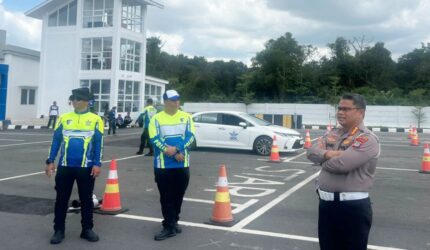 Polda Kalsel Gembleng 100 Driver SKPD Pemprov Lewat Pelatihan Safety Driving di SDC Banjarbaru