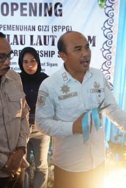 Peluncuran MBG di Pulau Laut Sigam, Pemkab Kotabaru Dorong Pemenuhan Gizi dan Penguatan Generasi Sehat