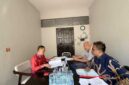 PENYAMPAIAN ADUAN – Pelapor David Pangestu bersama pendamping saat menyampaikan laporan dugaan maladministrasi pelayanan pertanahan kepada Ombudsman RI Perwakilan Kalimantan Selatan di Banjarmasin, Selasa (26/5/2026). (foto:istimewa)

