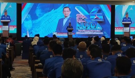 Gelar Musda V Partai Demokrat Kalsel di Banjarmasin