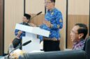 Pj Sekda Murung Raya Sarwo Mintarjo saat memimpin Rakor TEPRA 2026 di Aula Bapperida Mura (foto: Maya)