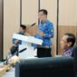 Pj Sekda Murung Raya Sarwo Mintarjo saat memimpin Rakor TEPRA 2026 di Aula Bapperida Mura (foto: Maya)