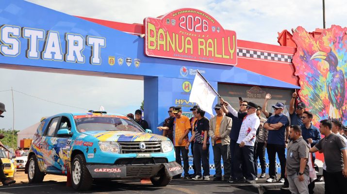 Kalsel Siap Jadi Pusat Sport Tourism Nasional, Gubernur Kalsel Buka Banua Rally 2026 (foto:adpim)