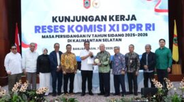 Gubernur Kalsel Haji Muhidin Menerima Komisi XI DPR RI yang Dipimpin Fauzi Amro dari Partai NasDem (foto:adpim)