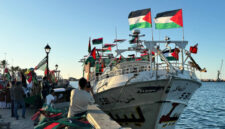 Tindakan militer Israel yang mencegat dan menahan rombongan misi kemanusiaan internasional Global Sumud Flotilla (GSF) 2.0 di perairan Mediterania Timur menuju Gaza