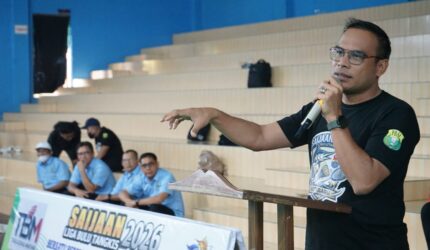 Meriahkan Hari Jadi ke-76 Kabupaten Kotabaru, Saijaan Liga Bulutangkis 2026 Resmi Dibuka.